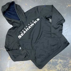 Nike Seattle Seahawks Pull Over Hooded Sweater Small NFL 474580-060 Football
